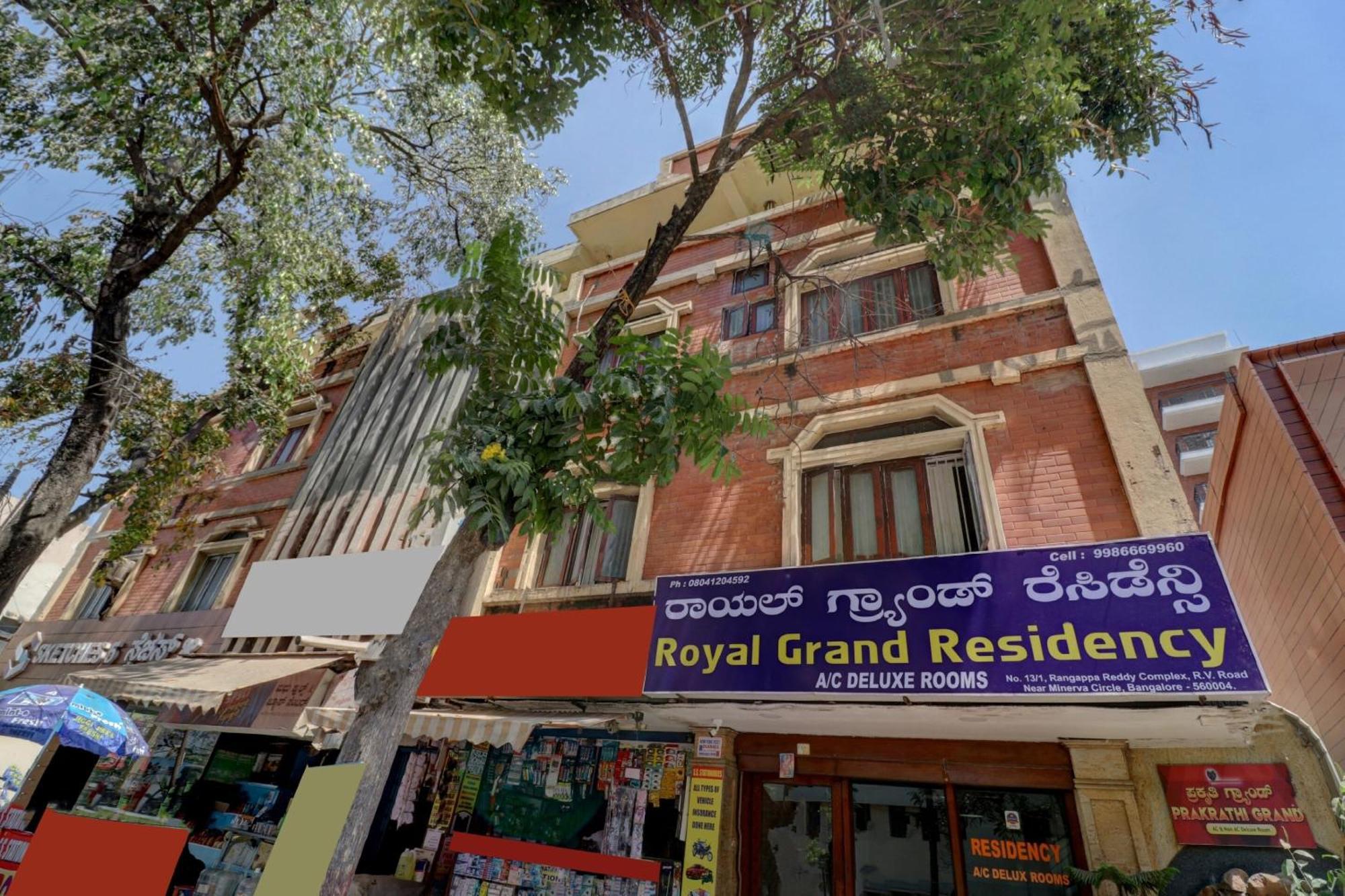 Hotel O Royal Grand Residency Near Lalbagh Botanical Garden Bangalore Exterior photo